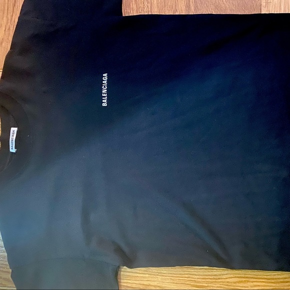 ❌SOLD❌ Mens Balenciaga Logo Print T-Shirt - S - Picture 3 of 7